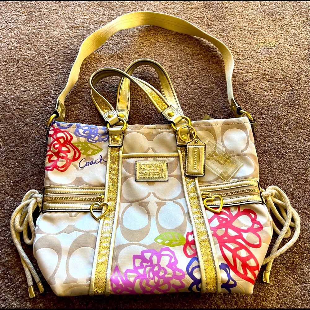 COACH multicolor medium to large size bag - Picture 1 of 5